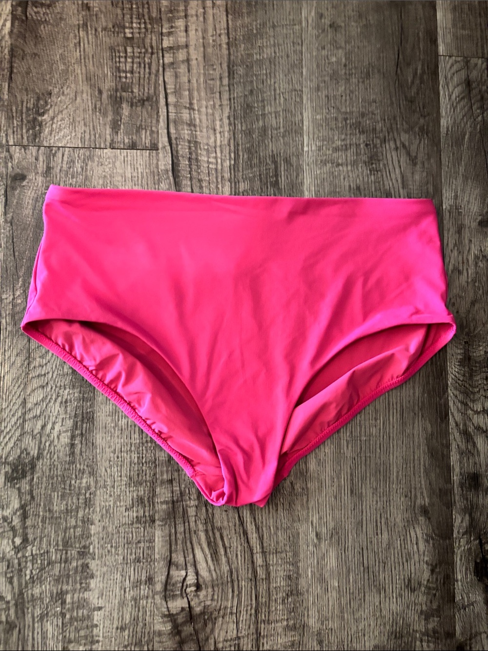 Athleta High-Waist Bikini Bottoms - Pink - Size Large